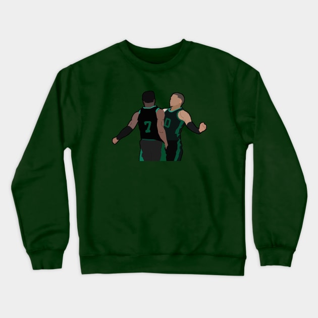 Jaylen Brown + Jayson Tatum Crewneck Sweatshirt by xavierjfong